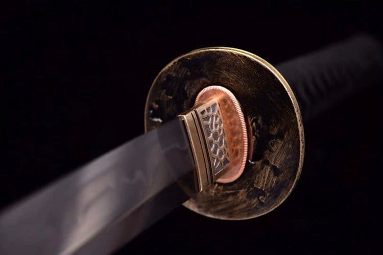 1095鋼焼刃研磨灰日本式打刀 武具　刀装具　日本刀　模造刀 居合刀