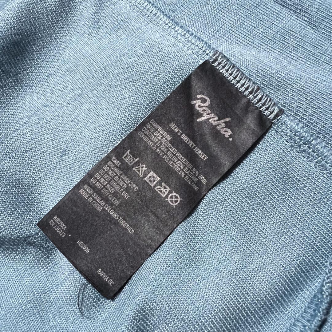 Rapha メンズ ブルベ ジャージ Mサイズ 半袖 ブルー