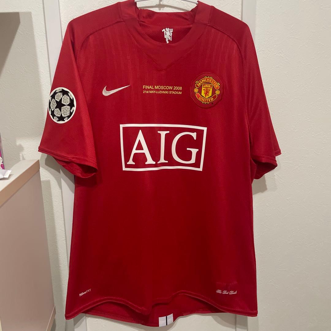 ロナウド　マンチェスター・ユナイテッド 2008年決勝シャツ　Lサイズ