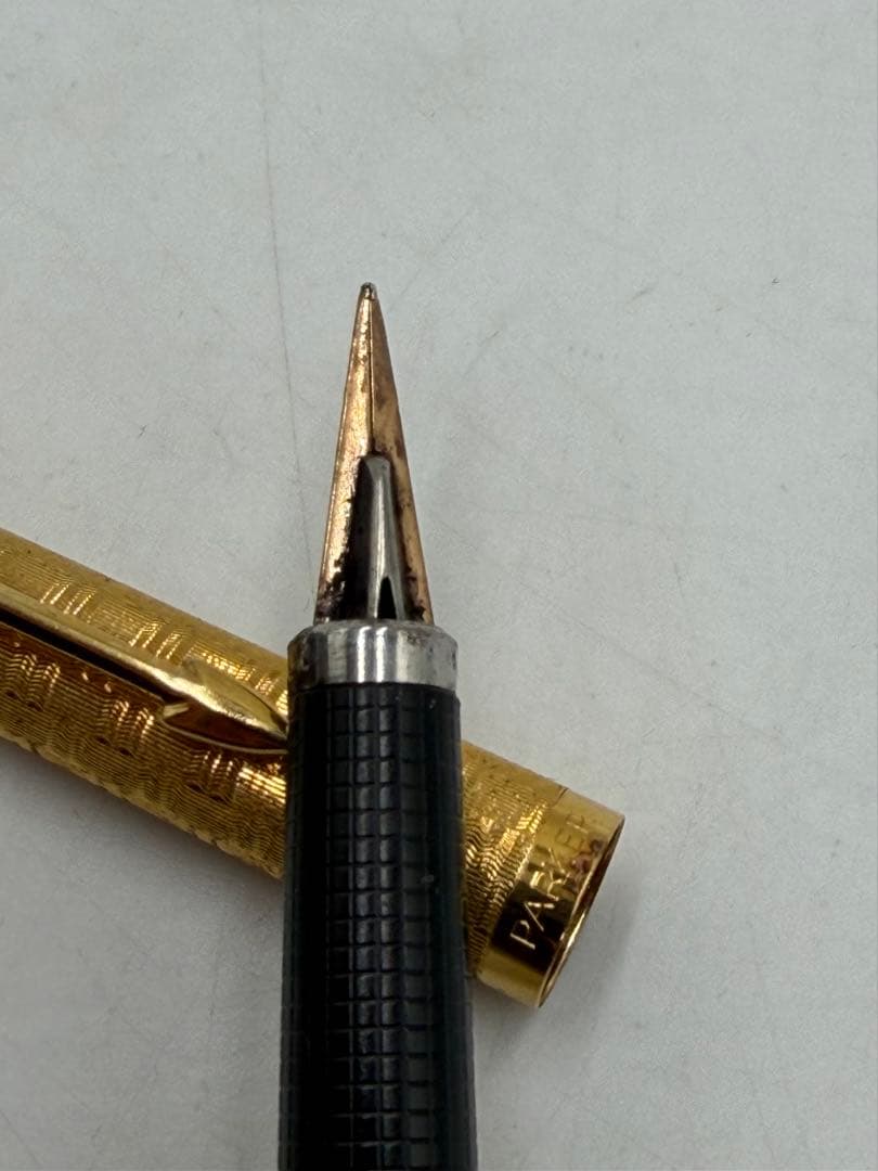 PARKER パーカー 180 万年筆　ボールペン　金色　ゴールド　80年代