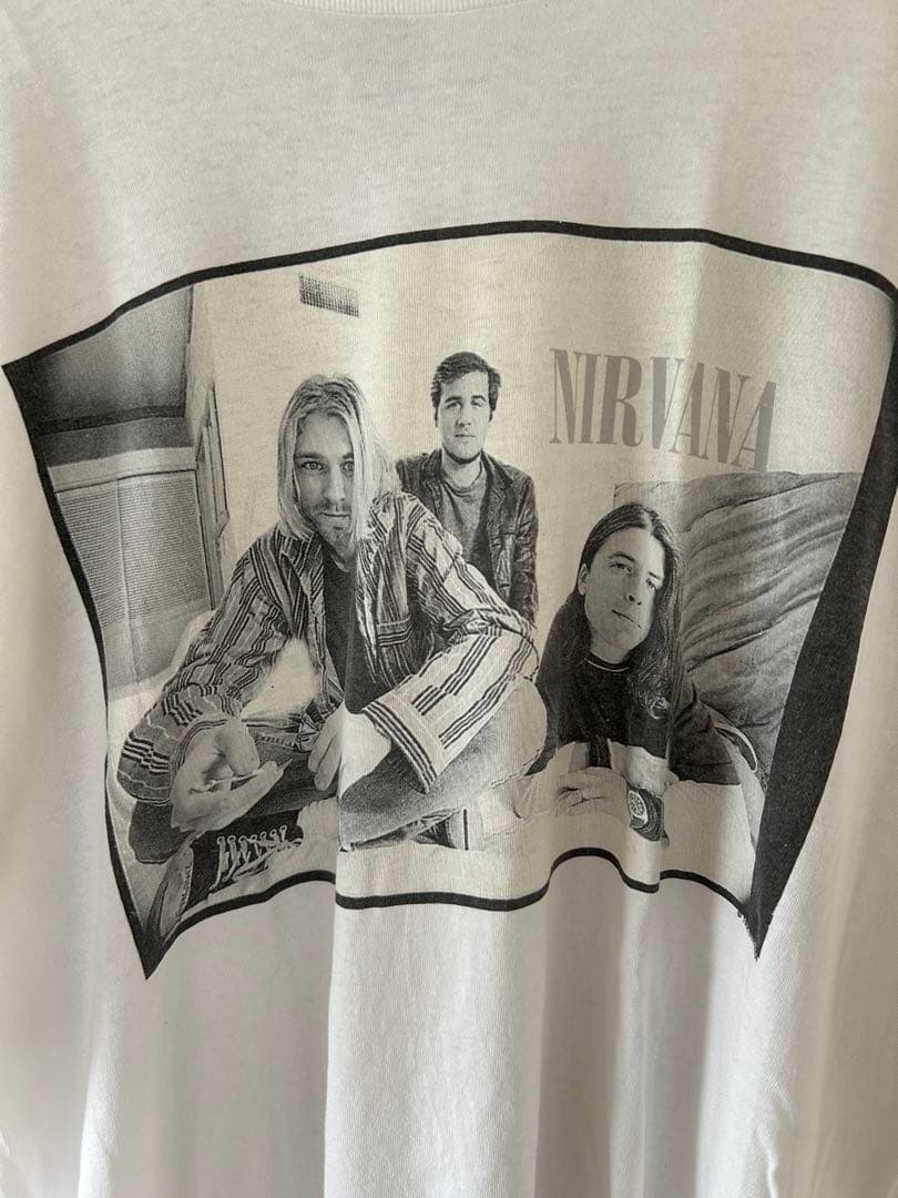 90s ビンテージ NIRVANA ニルヴァーナ フォト　Tシャツ　XL