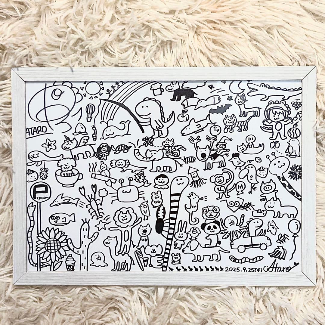 R*中様 9月25日にライブ配信でみんなで書きあげたイラスト作品