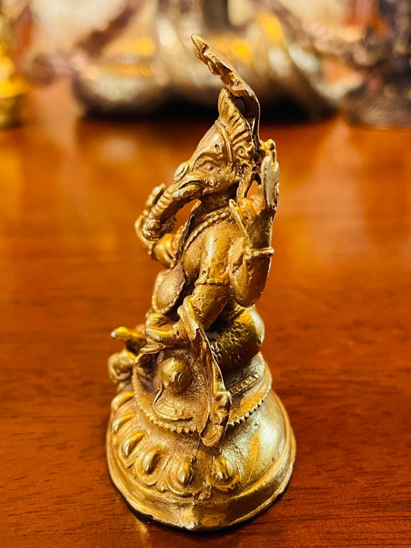 新品 送料無料 ガネーシャ 置物 チベット密教 ガネーシャ神様 ヒンドゥー教c
