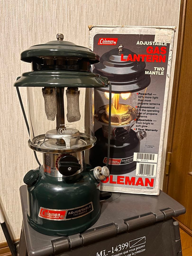 Coleman ADJUSTABLE TWO MANTLE 1991年5月