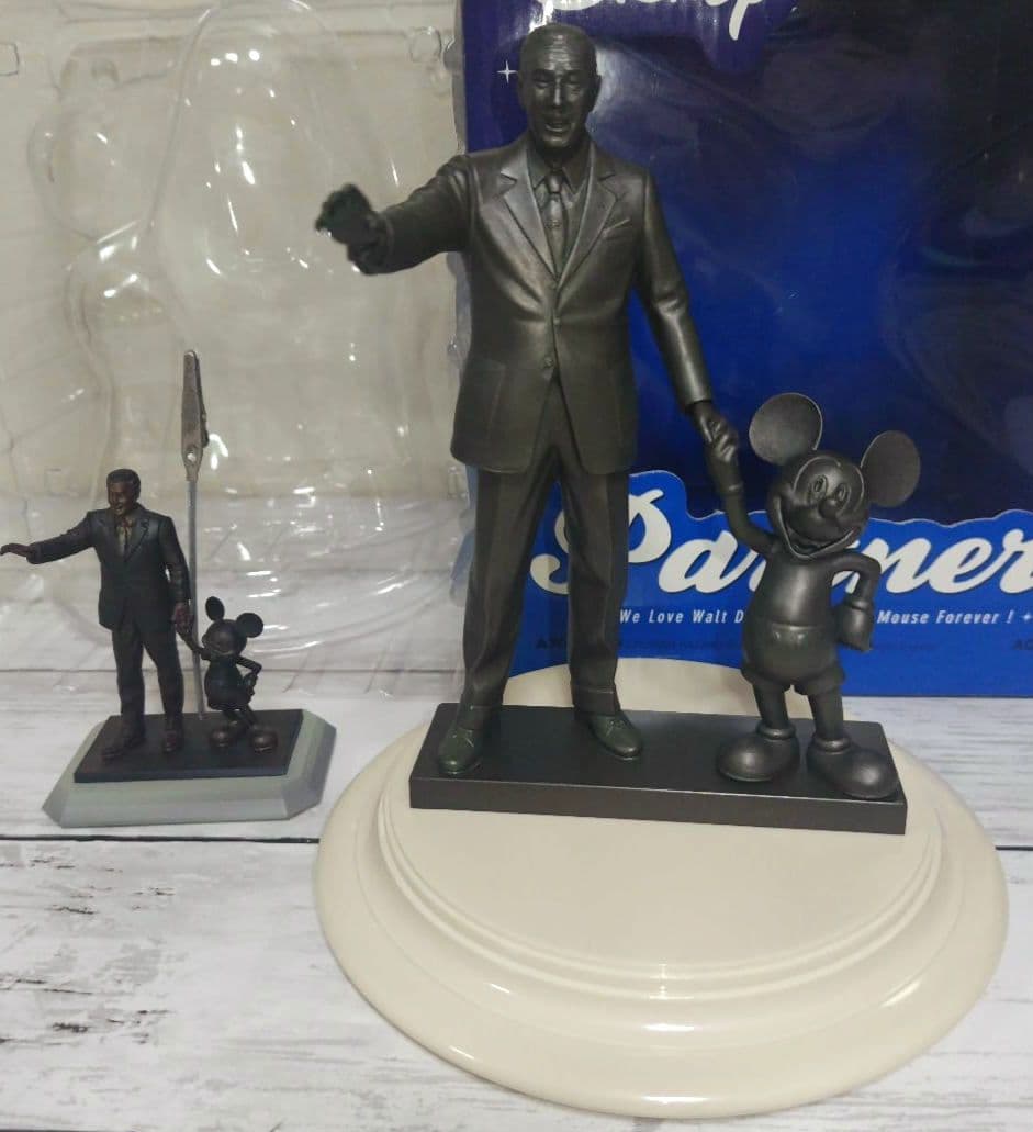 パートナーズ像 2体 メディコム・トイ ディズニーリゾート フィギュア セット