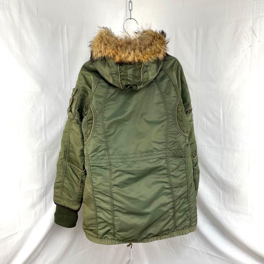 ジャケット・アウター 00s goa n-3b mods coat realfur military