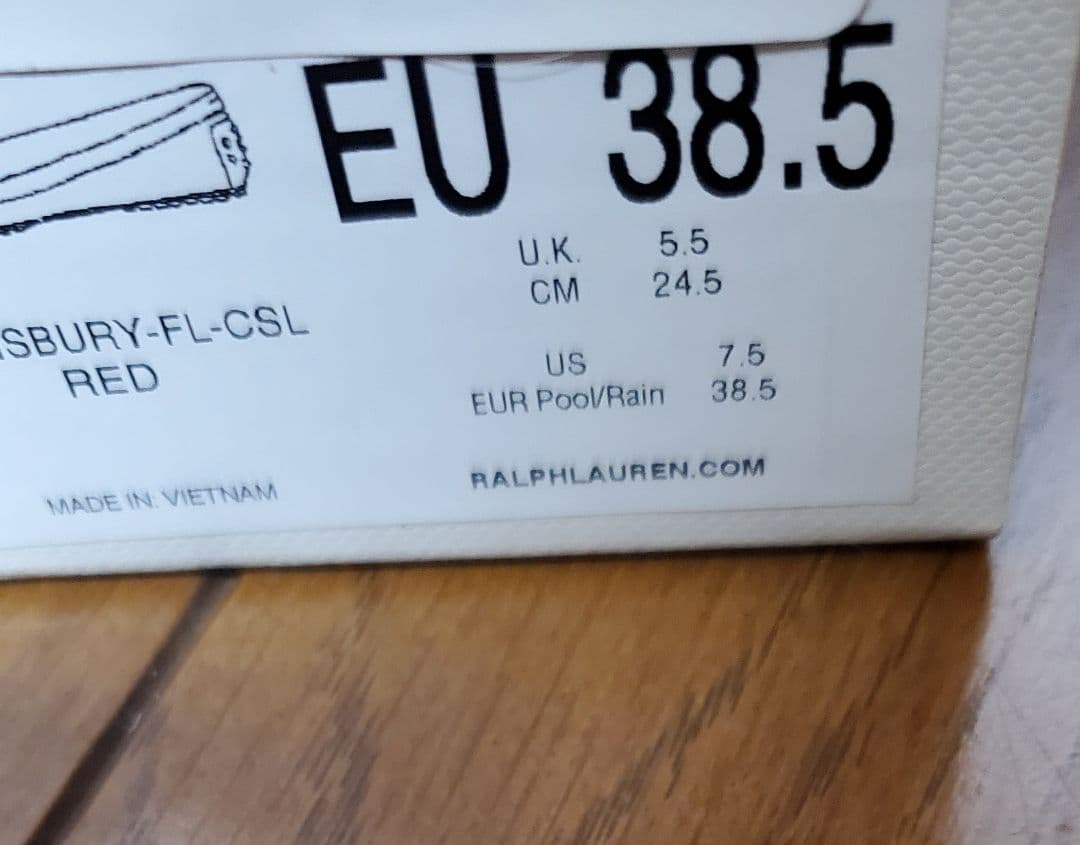 Ralph Lauren バーガンディ ローファー38.5