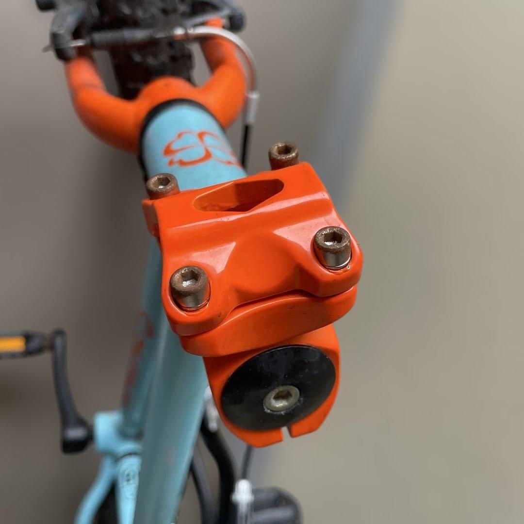 送料込み　ヨツバサイクル　ラムネブルー　18インチ