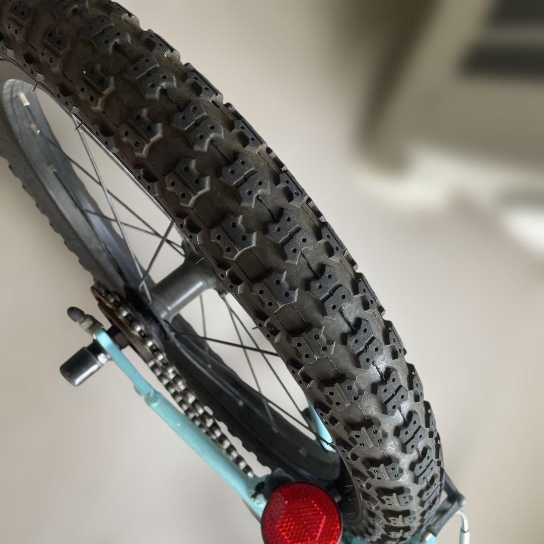 送料込み　ヨツバサイクル　ラムネブルー　18インチ