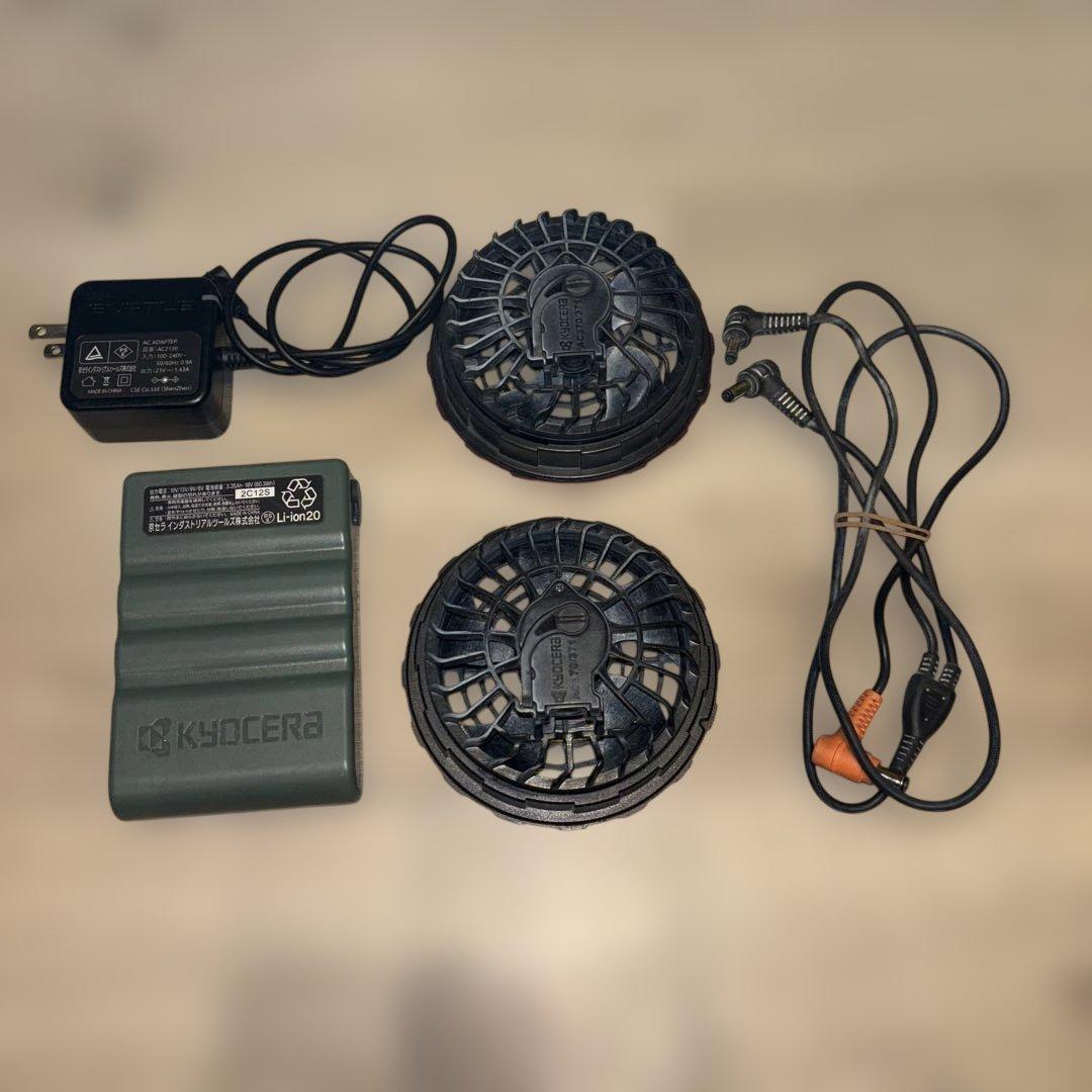 バートル AC370/371 AC360 AC2130 完動品セット 空調服