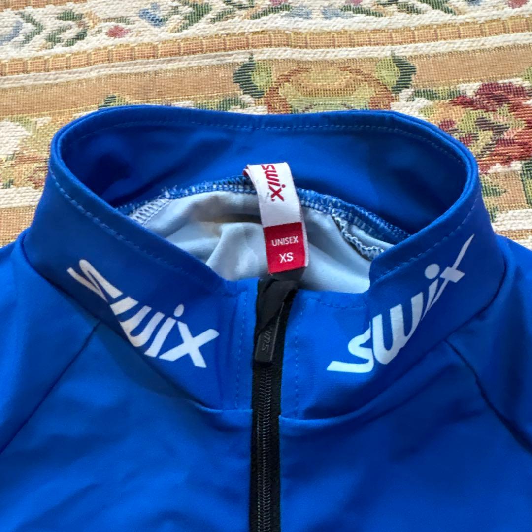 swixクロスカントリースキーレーシングツーピース青色UNISEX XS
