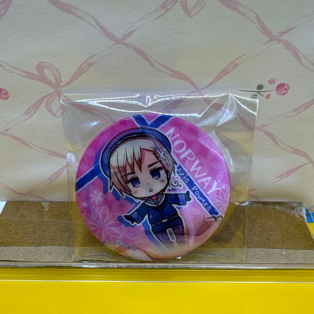 ①ヘタリア Axis Powers チェンジング缶バッジ　北欧だらけだよっ！