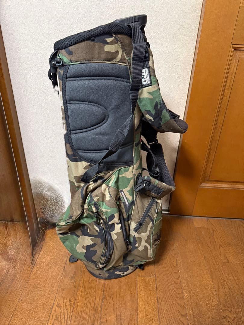 訳ありBeams Golf+BRIEFINGコラボ　迷彩キャディバッグ