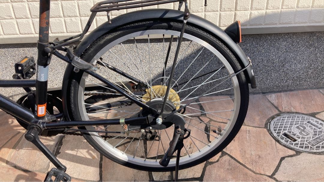 22インチ　子供用自転車　黒色