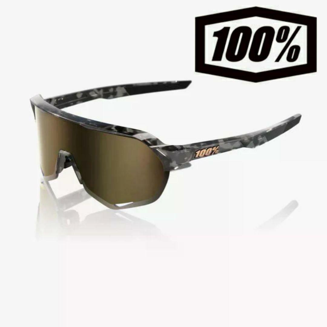 最新モデル 100% S2 グロスブラック ハバナ ワンハンドレッド サングラス
