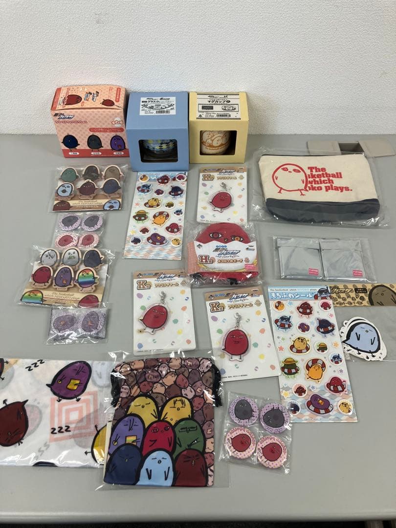 黒子のバスケ　ひよこ　グッズまとめ　キーホルダー　ストラップ　バッジ等