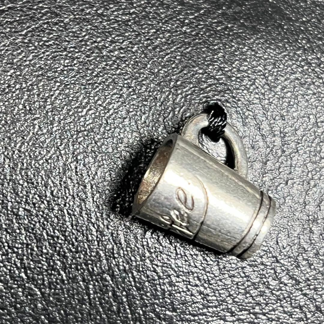 ear PAPILLONNER カフェチャーム付き円柱バック　ブラック　極美品