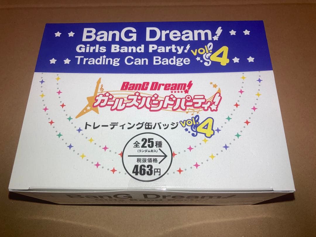 バンドリ！ トレーディング缶バッジ vol.4 未開封BOX