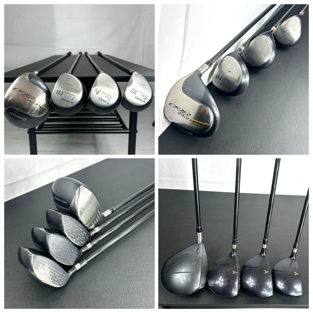 本格派　メンズゴルフクラブ　15本　フルセット お試しセット　ゴルフセット