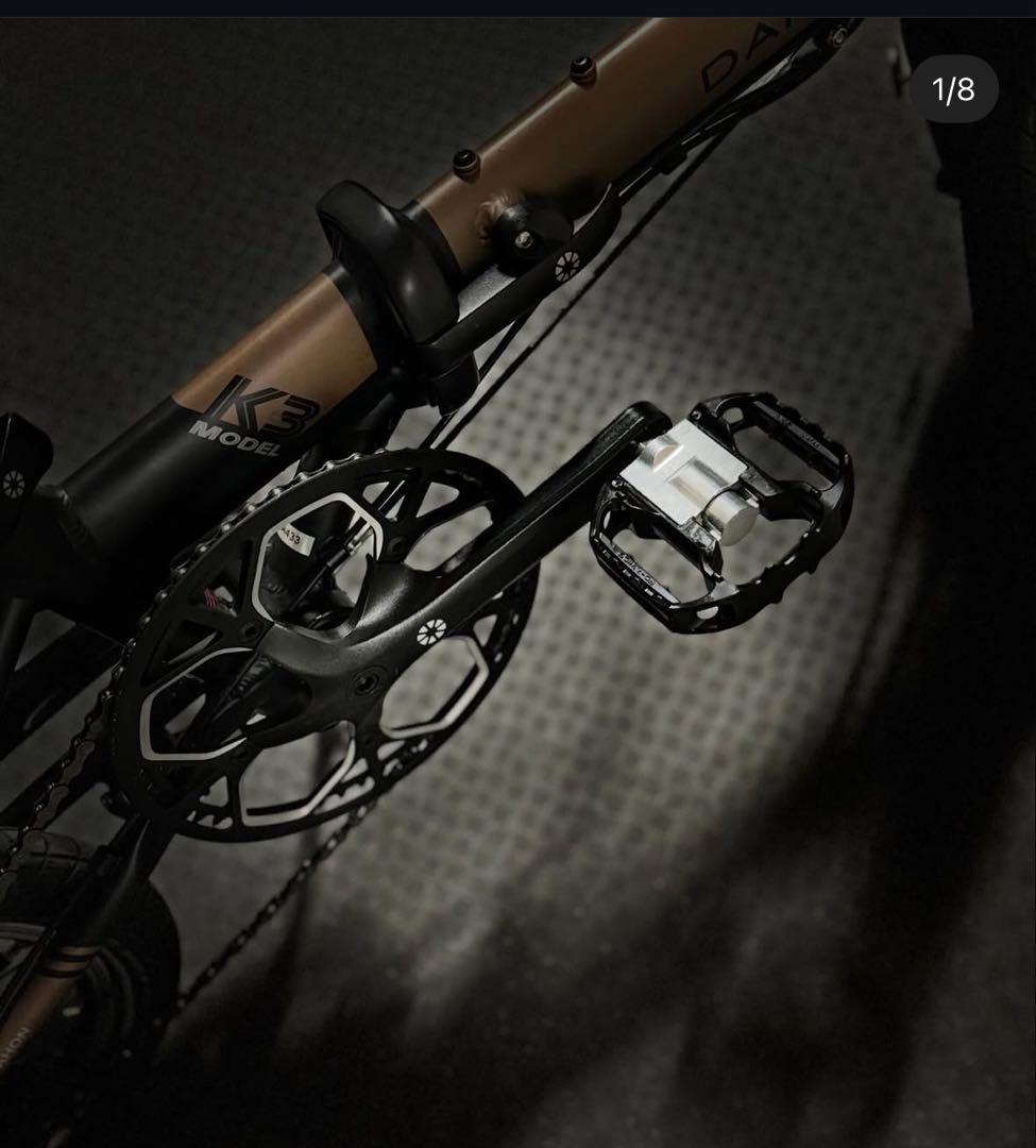 DAHON K3 折りたたみ自転車 ブラウン・ブラック 輪行袋付き