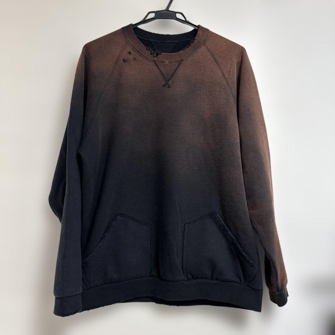 PABLO VINCI サンフェードダメージスウェット Mサイズ　美品