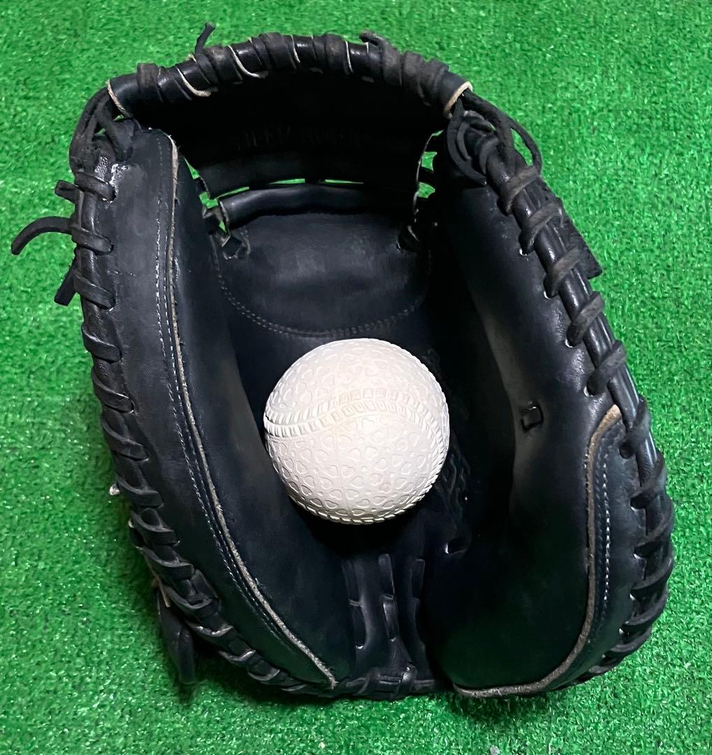 一般 軟式野球 キャッチャーミット ミズノ MIZUNO ブラック 大人サイズ