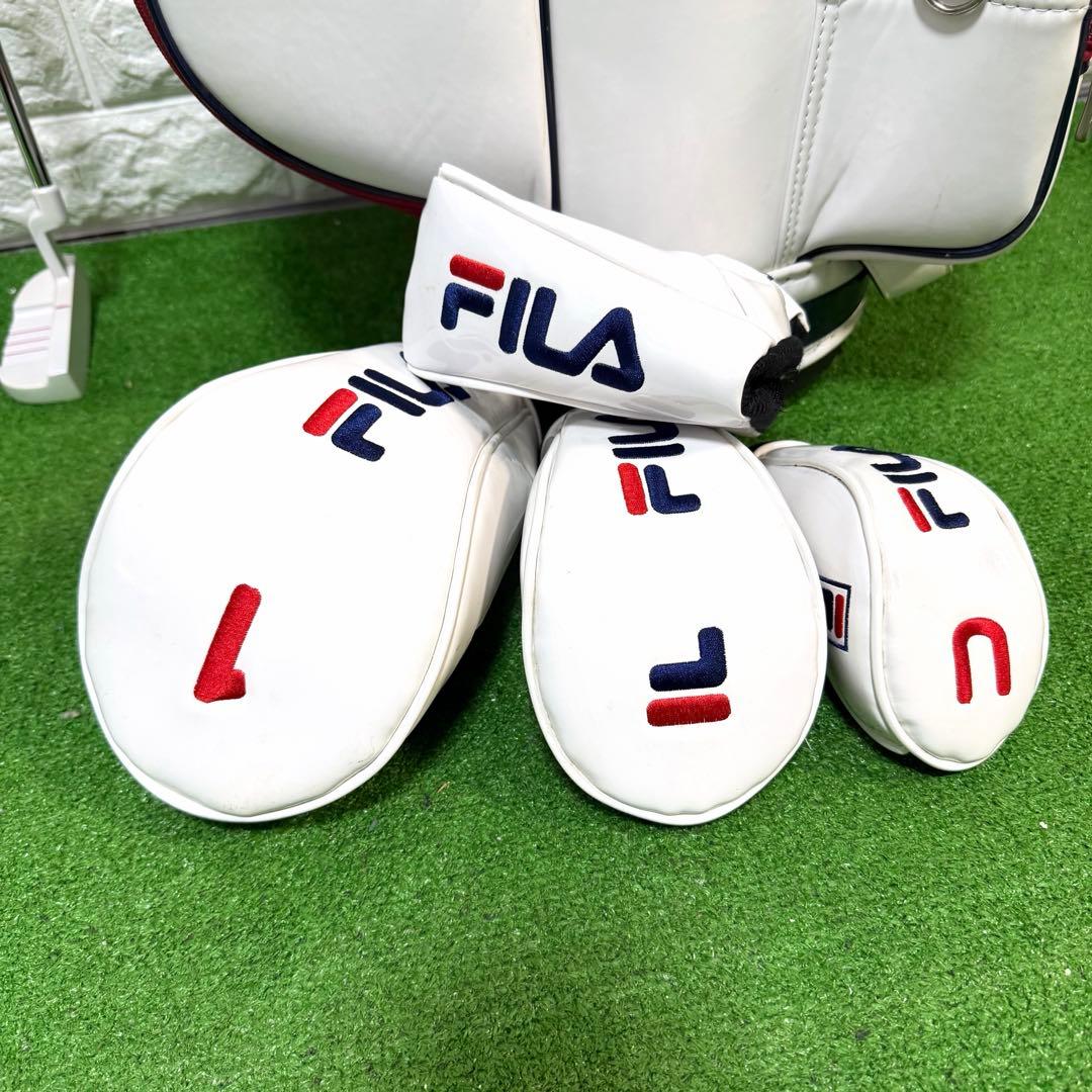 ゴルフセット　美品　FILA レディース　右打ち　ラウンド仕様　飛距離抜群　良好