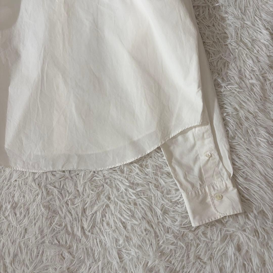 極美品　ザシンゾーン　25SS ショートペックシャツ　クロップド丈　ホワイト