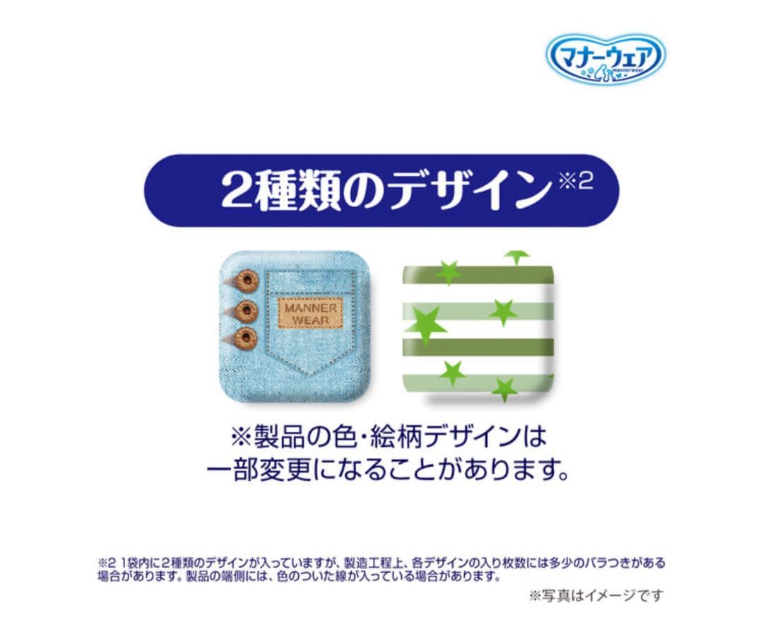 ユニチャーム マナーウェア 長時間快適SSSサイズ 男の子48枚×6袋セット