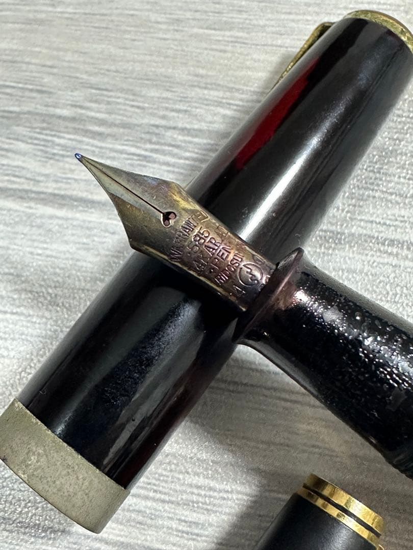 筆記未確認 万年筆 PILOT GRANDEE ペン先刻印あり 18K-750