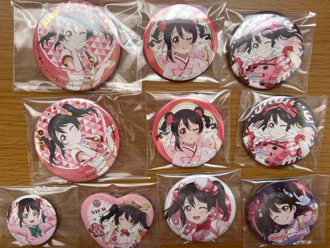 ラブライブ！μ's 矢澤にこ 缶バッジまとめ売り