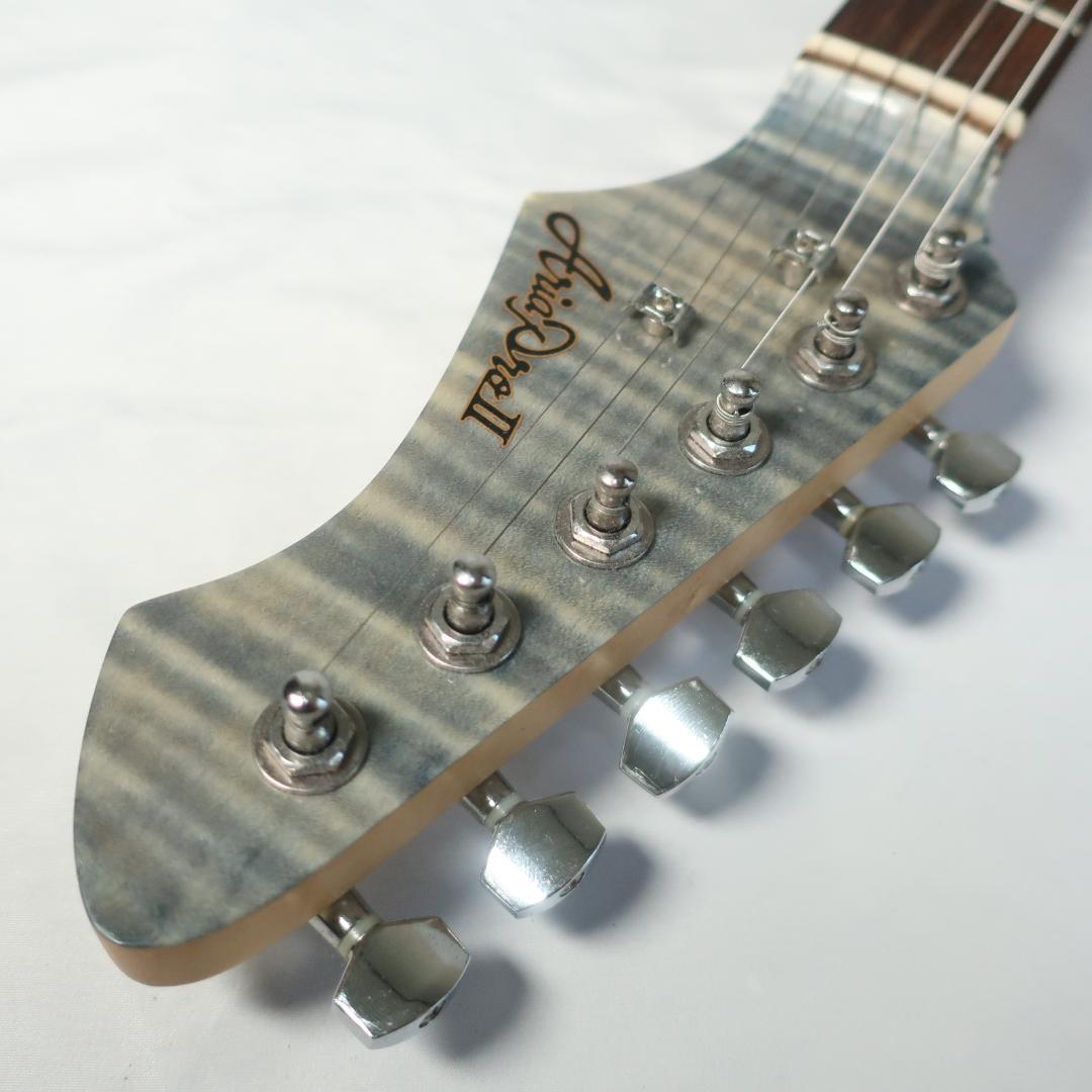 美品 AriaProII 714-AE200 エレキギター ギグバッグ付 ブルー