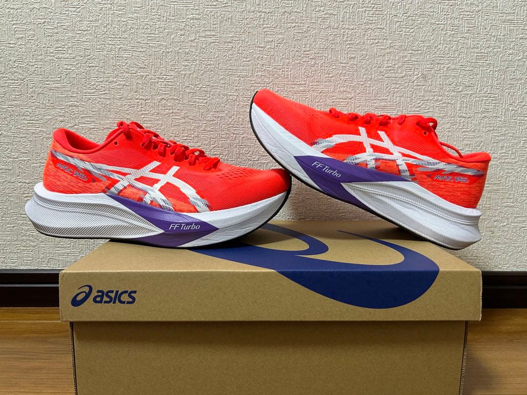 アシックス マジックスピード4 26.5 ワイド