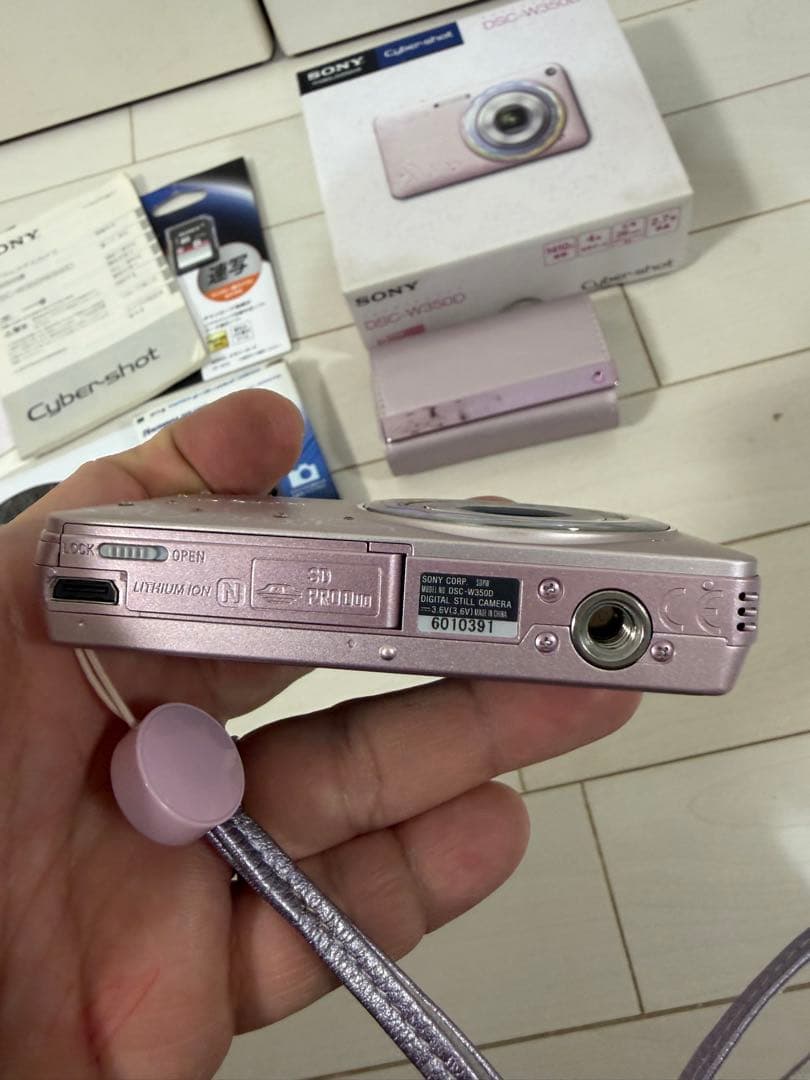 SONY サイバーショット　DSC-W350D