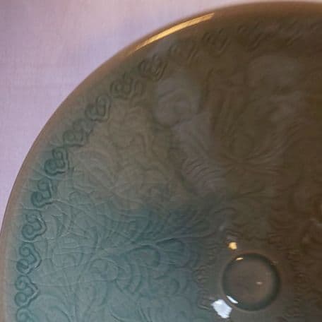 A 100 抹茶碗 高麗青磁 ( 新品未使用品 )