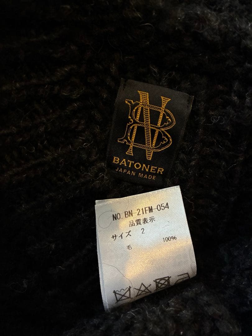 BATONER バトナー SPREAD ALAN CREW NECK