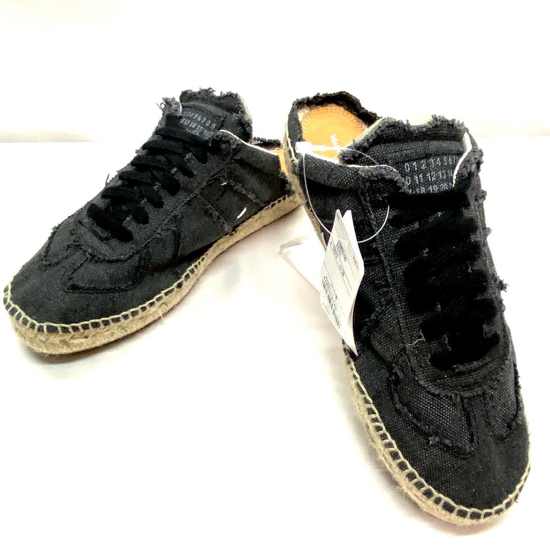 メゾンマルジェラ エスパドリーユ ミュール キャンバス スニーカー 約24cm