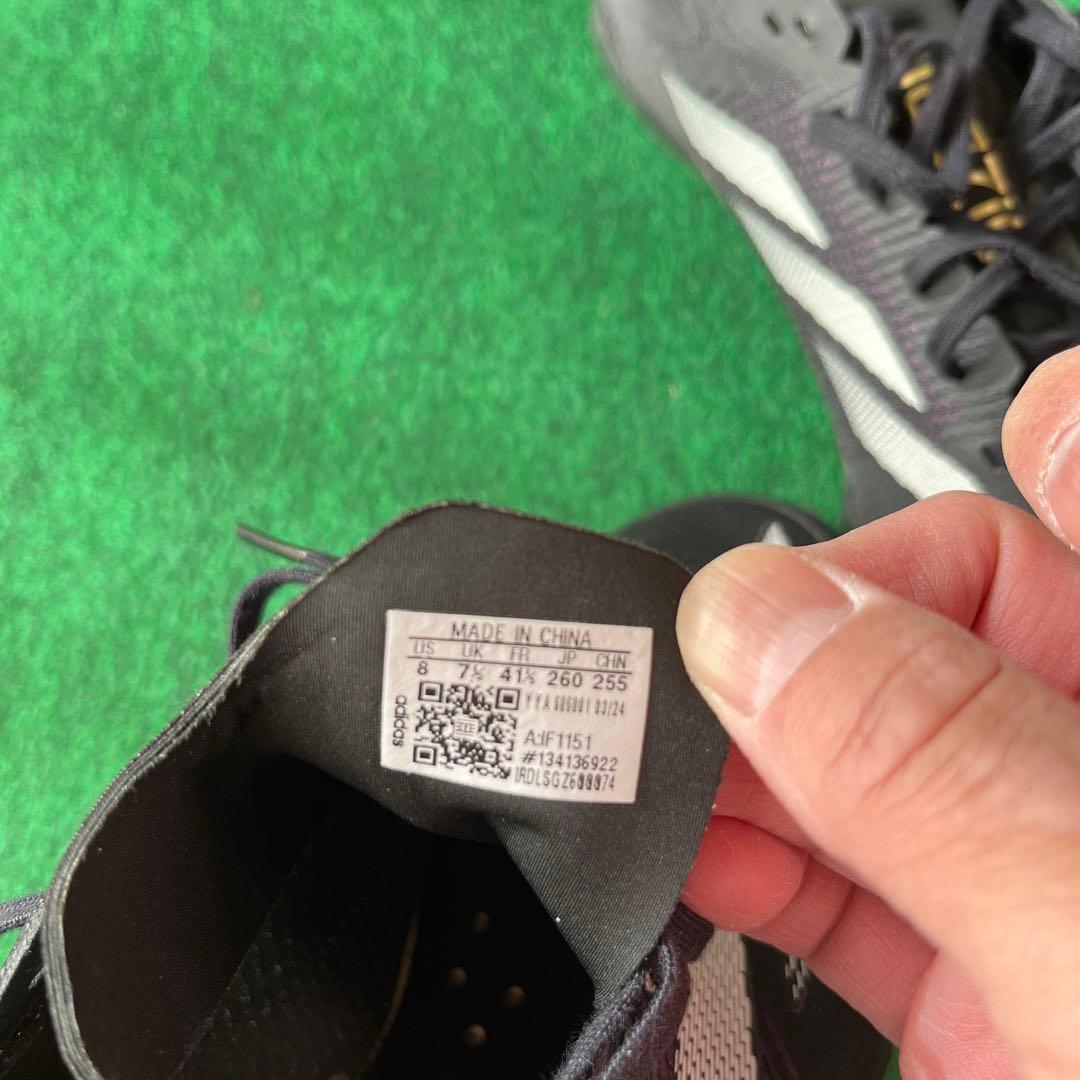 陸上競技スパイク アディゼロフィネス 26.0cm 完売品　黒