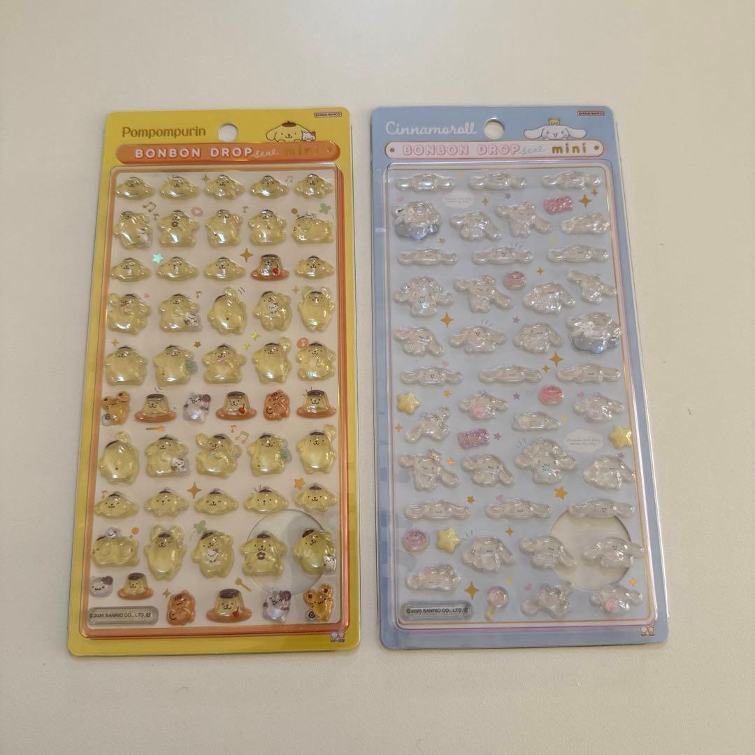 【正規品】ボンボンドロップシールmini サンリオ　コンプリート