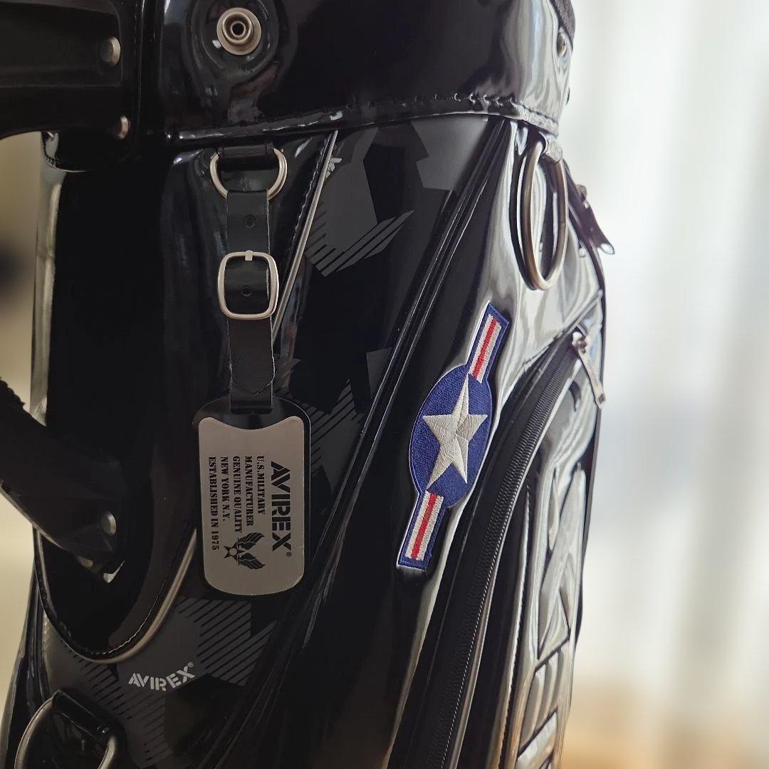 【完売品】アヴィレックス キャディバッグ ブラック ヘッドカバー セット