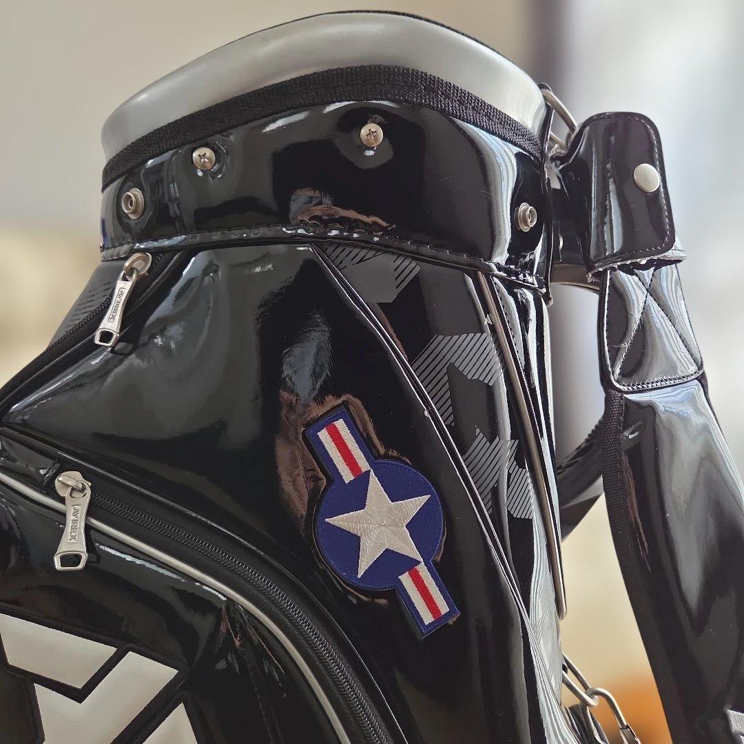 【完売品】アヴィレックス キャディバッグ ブラック ヘッドカバー セット