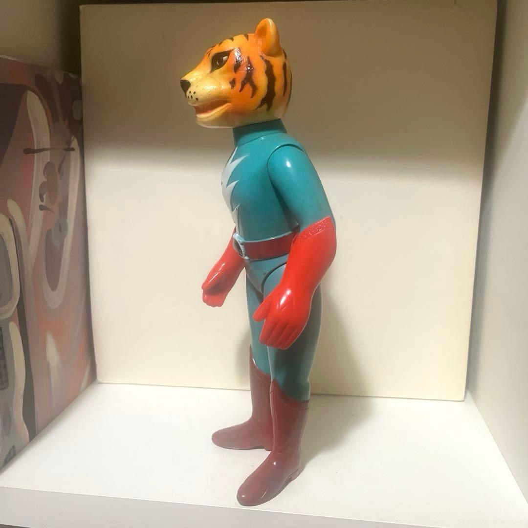 ブルマァク製 鉄人タイガーセブン ファイトグローブ付 ソフビ フィギュア 当時物