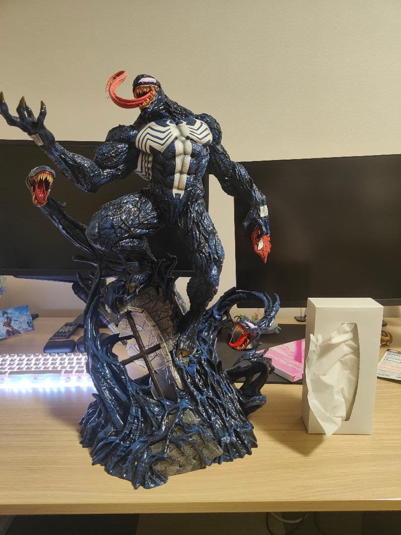 スパイダーマン　ヴェノム　フィギュア　スタチュー　ガレージキット