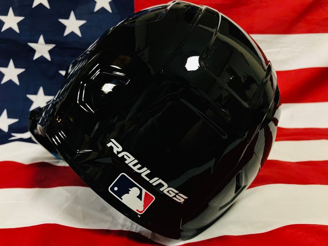 【新品】ローリングス 野球 右打者用 片耳ヘルメット フェイスガード付 Lサイズ