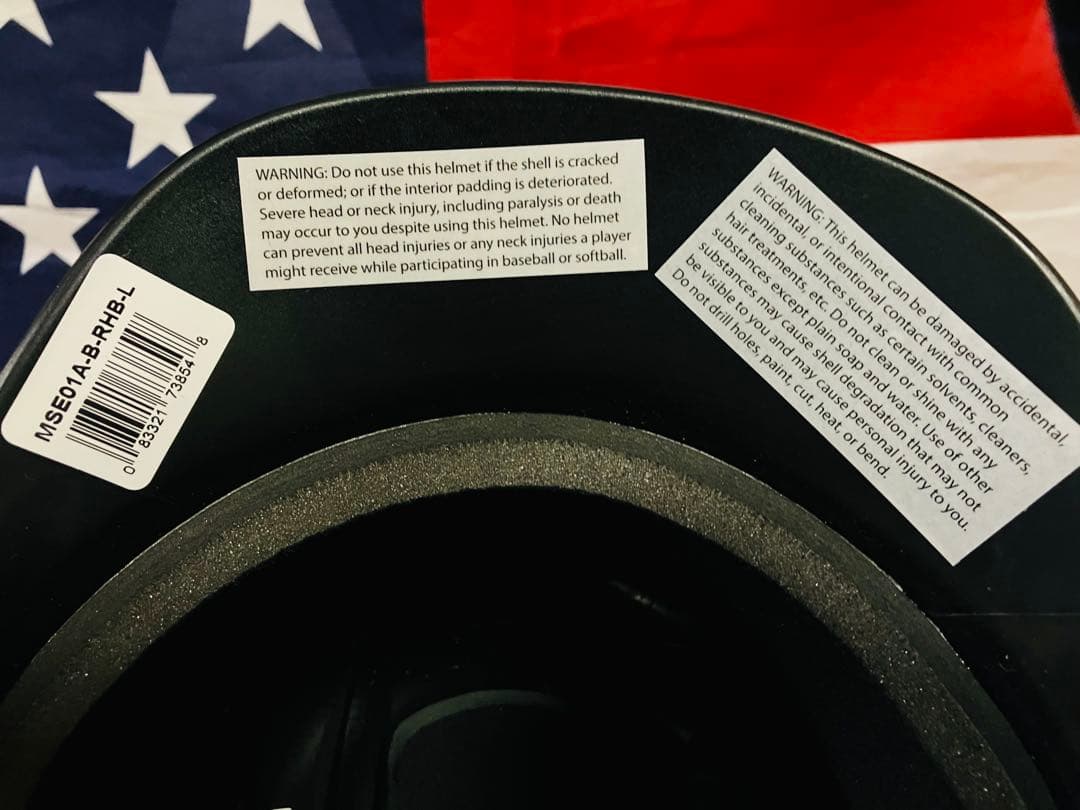 【新品】ローリングス 野球 右打者用 片耳ヘルメット フェイスガード付 Lサイズ