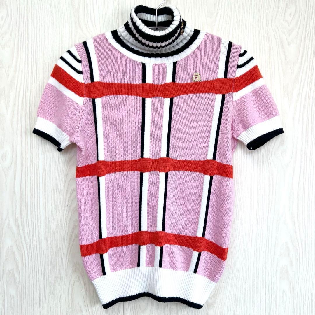 ARCHIVIO　アルチビオ　ゴルフウェア　半袖ニットトップス