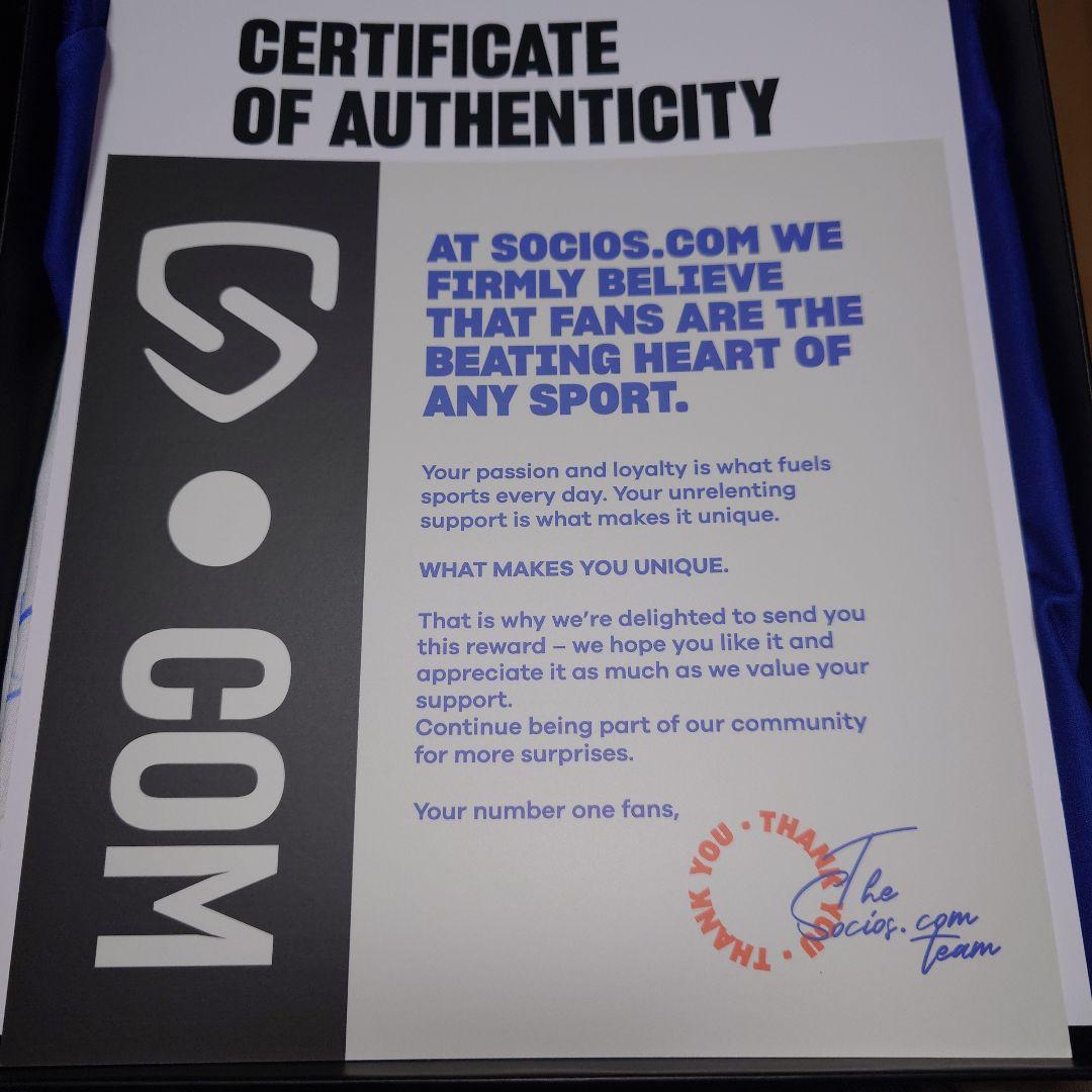 【最終SALE】レアル・ソシエダ 直筆サイン入りユニフォーム Lサイズ