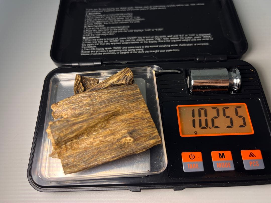 お香 天然沈香 六国五味聞香用 伽羅 香木 4-S-10.255