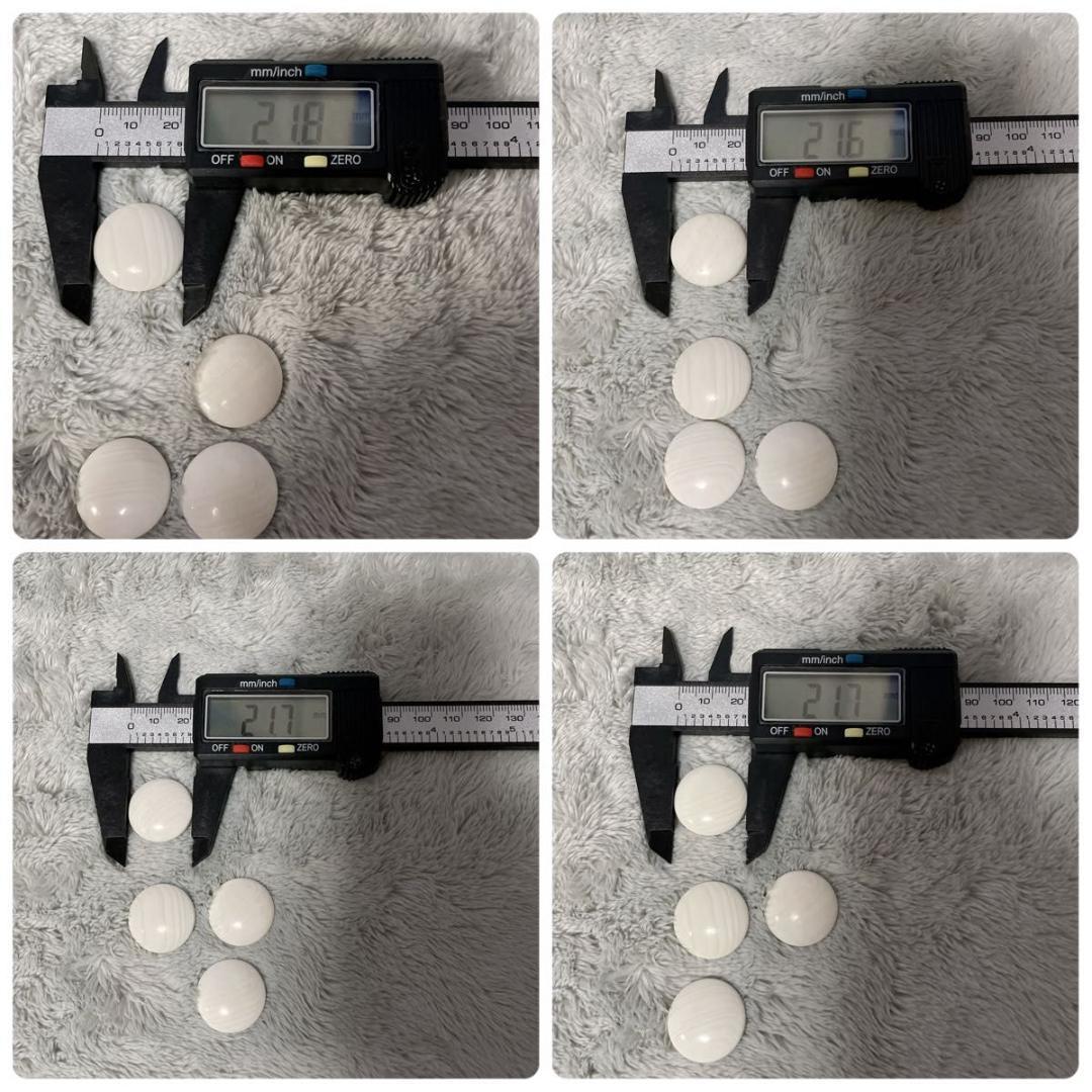 【碁笥付】蛤碁石30号 約8.2mm 那智黒石 白181個 黒182個