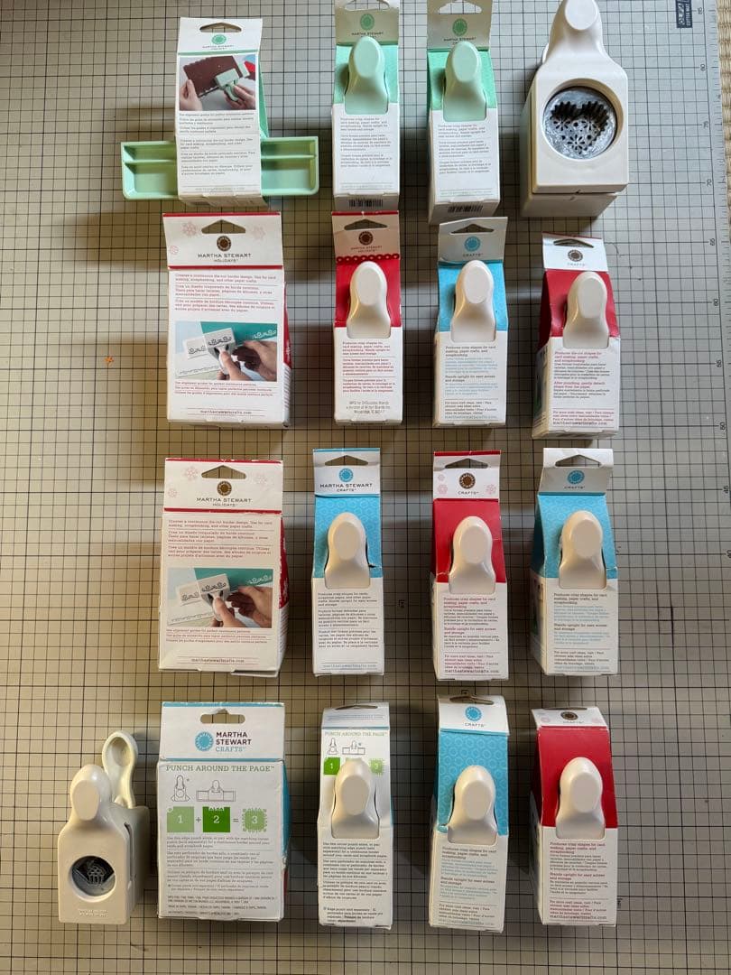 マーサスチュワート クラフトパンチ新品15個セット　激レア　廃盤　おまけ2個